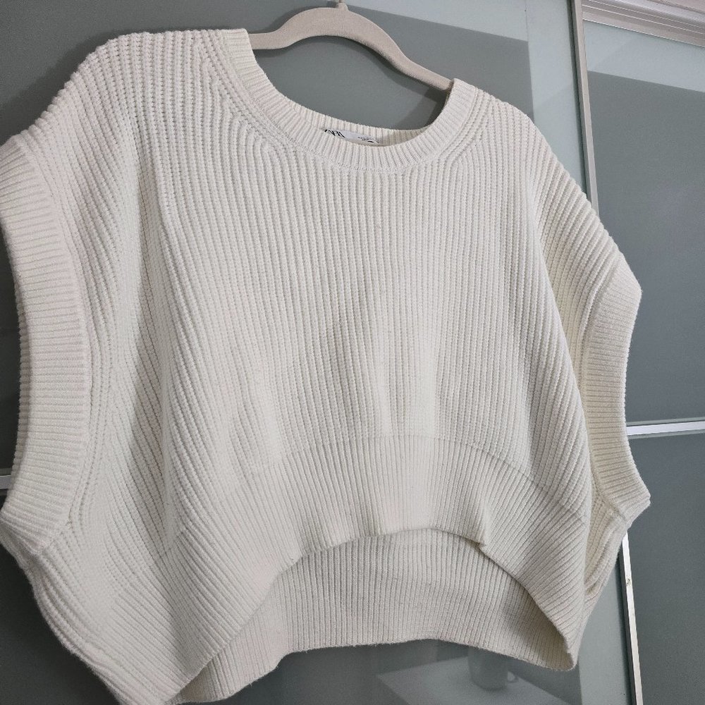 Sleeveless zara knit top